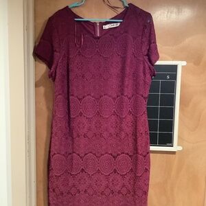 Chetta B Magenta Dress